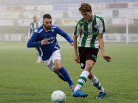 022 2016 Genemuiden SDC Putten  10-12-2016: Voetbal: SC Genemuiden v SDCP: Genemuiden / Abdelmoumim Cherkaoui (l) of Putten, Rick Doorn (r) of Genemuiden / : Sportclub Genemuiden, SDC Putten, Abdelmoumim Cherkaoui, Rick Doorn